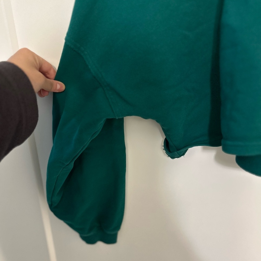Savage x Fenty Green Cropped Sweatshirt - Picture 5 of 11